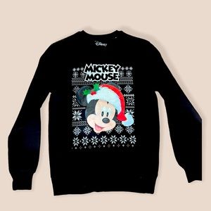 ♥️DISNEY Mickey Mouse Unisex Christmas Sweatshirt. Size small.